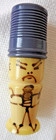 Vintage Celluloid Plastic Painted Man W Thimble Hat Travel Sewing Kit Mi Germany