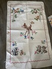 Vintage Children   s Quilt Bambi   Friends 55 X 33