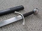 40    Archer Sword Medieval Knight Leather Wrapped Wood Scabbard Renaissance Fair