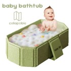 Foldable Infant Baby Bath Tub Collapsible Newborn Saftey Portable Shower Bathtub