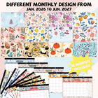 Desk Calendar 2026-2027  Desk Top Calendar From Jan  2026 To Jun  2027  17  X 11