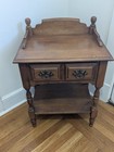 Vintage Antique Heywood Wakefield Maple Wood  Night Stand  cinnamon 29800 Obo