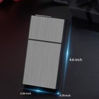 100s Cigarette Case Smoke Tobacco Box Lightweight Holder With Windproof Lighter