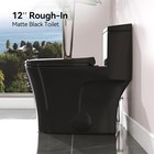 One Piece Toilet Black Elongated Toilets 12   Dual Flush 17   Height Toilet Seat