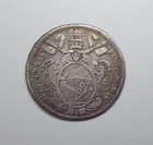 1778 Papal States - Ar 1 2 Scudo Of Pius Vi  Km-1214 