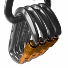 30kn Aluminum Alloy Screwgate Locking Carabiner D-ring Hook For Climbing Caving