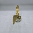 Vintage Mid Century Modern Brass Seagull Bird Mcm Sculpture Figurine Marble Base