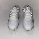 Nike Hyperdiamond 4 Women Size 8 Elite White Grey Softball Cleat  cz5917-100 