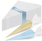 100pcs Thickened Piping Bags   Leak-proof   Anti-slip   Cake Decor - New