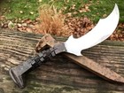 Vintage Hand Forged Railroad Spike Bowie Knife