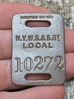 Antique Railroad Brass Baggage Tag N Y W S   B Ry Local 10272 N  Stafford Ny