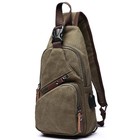 Canvas Sling Bag Crossbody Backpack - Casual Rucksack For Men   Women  Outdoor H
