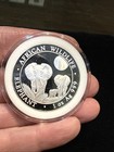 Somalia  Silver  100 Shillings 2014  Elephant   Proof