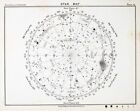 1892 Balls Astronomy South Hemisphere Sky Star Map Constellations Tucana Hydrus