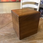 Vintage Decatur Industries Deco Usa Walnut Humidor Cigar Box