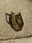 Vintage 1950s Lipstick Holder With Mirror Flower Pattern Antique