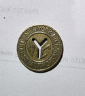 Error -nycta- Mta 1970-   Error C 65  Off Centered Brass Token  Rare Error Coin 