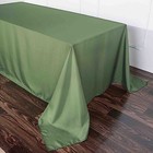 Moss Green Polyester 90x132  Rectangle Tablecloths Wedding Supplies Linens