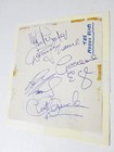 The Moody Blues Original Lineup Hand Signed Album Page Jsa Loa Autographed Laine