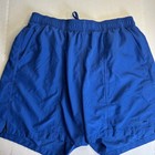 Speedo Royal Blue Swim Trunks Men   s Large Drawstring Waist 33   