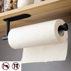 Kitchen Paper Towel Holder Adhesive Tissue Hanger Toilet Roll Paper Dispenser 