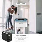 2025 Enhanced 1080p Hd Wireless Nanny Cam Camera Charger And Black 