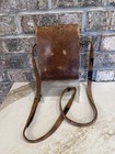 Vintage Leica Leitz Turnyt Brown Leather Camera Case  Rare Historic Us Army 