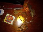 Vintage Junk Drawer Lot - Pins  Badges  Masonic  Skeleton Keys  Gf  Eastern Star