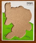 Vintage Playskool Disney Huey Dewey Louie Wooden Puzzle 10 Piece