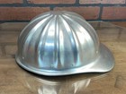 Vintage Superlite By Fibre Metal Aluminum Hard Hat Chester Pa Usa Has Liner