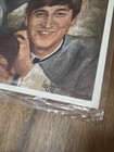 1964 The Beatles Buddies Fan Club Canvas Artwork Vtg Leo Jansen Nems Litho Rare 
