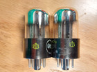 Pair Of Sylvania Jan Chs 6sn7w Short Bottle 1945 Tubes  1 - 9  Matched