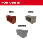 Milwaukee Tool 48-20-5436 5 In  X 11-3 8 In  One Piece Sds-max Masonry Core Bit