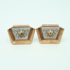 Cufflink Tie Clip Lot Mens Vintage Mid Century Some Anson