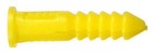 The Hillman Group 370326 Ribbed Plastic Anchor  4-6-8 X 7 8-inch  Yellow 