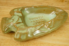 Frankoma Redware Pottery Plainsman Green Arrowhead Ashtray Broken Arrow Oklahoma