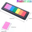 7-color Washable Stamp Pad     Finger Paint Ink Pads For Kids  Classroom  Crafts 