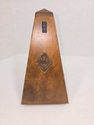 Vtg Wooden Wittner Maelzel Musical Metronome Matte Walnut Germany Made Tested