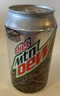 2014 12 Oz  Diet Mtn Dew Soda Can   Lost Camo   Empty Bottom Opened