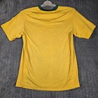 Nike Brazil Cbf Soccer Shirt Men s Small Yellow Green Dri-fit Authentic Brasil