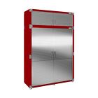 Seville Classics Ultrahd   2-piece Storage Cabinet Set  60  W X 24  D X 90 5  H 