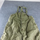 Vintage Overalls Mens 46x28 Green Ww2 Us Navy N1 Usn Cold Weather Wool Lined 40s