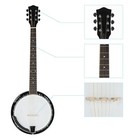 6 String Banjo Right Handed W  Closed Back 24 Brackets Head   Maple Neck