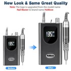 Professional Nail Drill Machine  Homove 35000rpm Portable Nail Drills  Rechar   