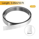 2pcs Stainless Steel Wall Molding Trim  10ft X 0 98 Inch  Mirrored Silver