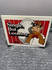 Vintage 1987 Alf  single But Looking  Plastic Table Display Sign