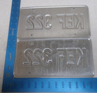 North Dakota License Plate Tag Pair Set Nd 2012 Graphic Natural Sticker Kef 322