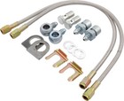 Brake Line Hose Kit Steel Braided Metric 15  Steel Braided 4 Calipers Brakeline