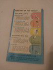 Sears Vintage Interior Finishes Brochure With Paint Color Samples 1959