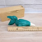 Vintage Viking Pelican Teal Bird Plant Tender Watering Spike New Old Stock 